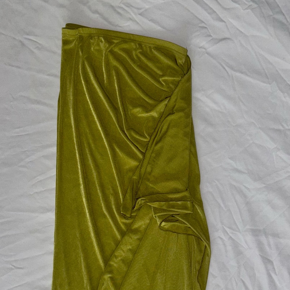 SHEIN Lime Green Two-Piece Set | Cropped Tank & Maxi Skirt - Picture 3 of 4
